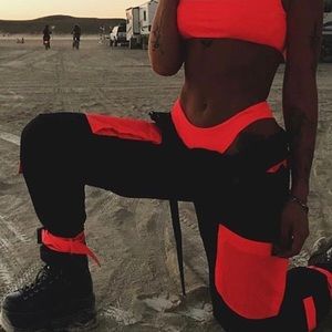 I.AM.GIA red Imperator pants